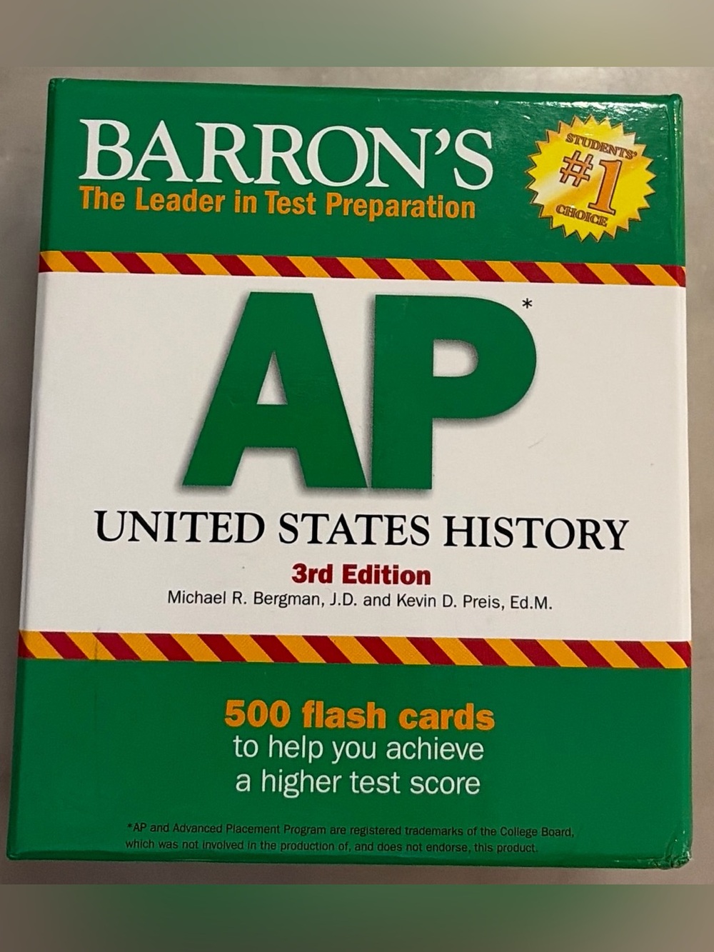 Barton’s AP US History Study Flash Cards